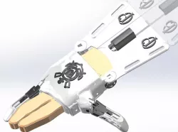 e-NABLE Phoenix Hand v2 - Three fingers removed