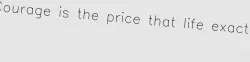 Eggbot Amelia Earhart Quote: Courage is the price that life extracts...