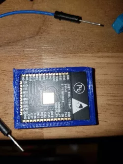 ESP32 Wroom module holder for breadboard pins usage