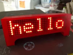 ESP8266 Wemos Clock News Weather Scrolling Marquee