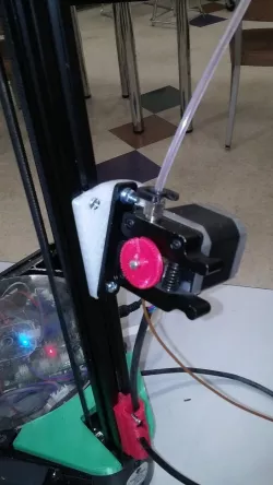 Extruder mounting plate (adjustable angle)