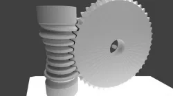globoid worm gear