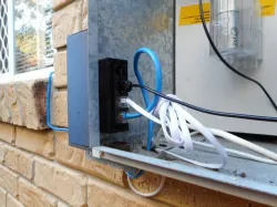 Housing for RJ45 splitter used for EMON Pi