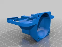 Interchangeable Dual Blower E3Dv6 40mm fan led holder FIXED for S3D