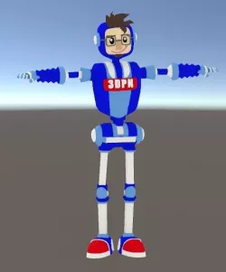 Joelbot VR-ready rigged avatar