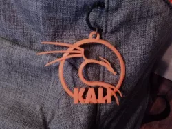 KALI Linux logo trinket/keychain