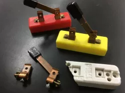 Knife switch base