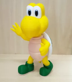 Koopa troopa green (Greeting pose) from Mario games - Multi-color