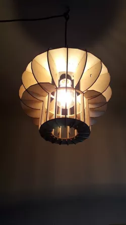 Laser Cut Donut Lamp