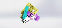 Lion Mount Front BLTouch Sensor Bowden Carriage for Anet A8 & Prusa i3!