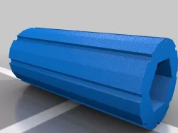 Mecanum wheel hex converter