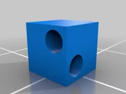 Micro crawler servo frame mount