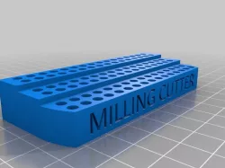 Milling Cutter Stand 96 holes - 3.175mm bits