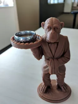 Monkey Butler Ring Holder