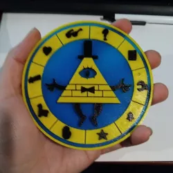 Multicolor Gravity Falls Bill Cipher