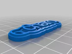 My Customized Multiline Tag or Keychain
