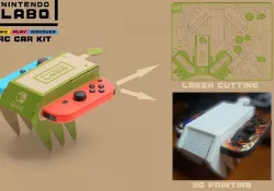 Nintendo Labo RC Car Ultimate 3D Print & Laser Cutting Kit | WIP
