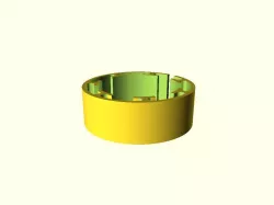 Parametric capacitor spacer