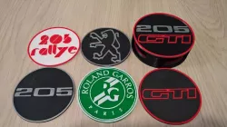 Peugeot 205 GTI coasters