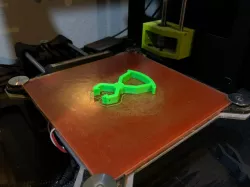 Print-in-place ratchet clamp