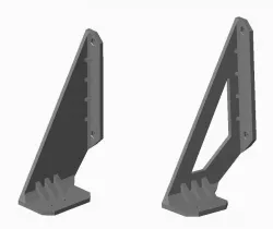 PSU replacing Frame brace for Original Prusa i3 MK2/S