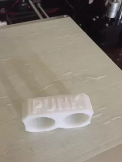 PUNK knuckles keychain
