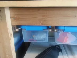 Rail Holder for Sterilite container (make a drawer!)