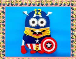 Reloj Minions 3D
