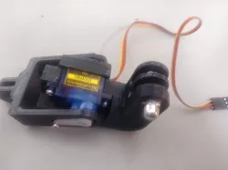 Servo Tilt GoPro style mount