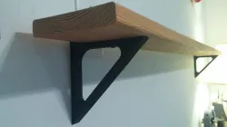 Shelf Bracket for Deck Plank Boards wood