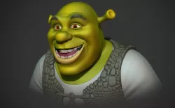 Shrek  3D print model 