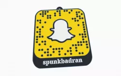 Snapchat customized keychain 
