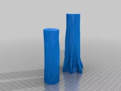 Star Wars Legion Ewok Village Remix for lower Z height, less support