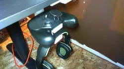 Steam controller/headset holder