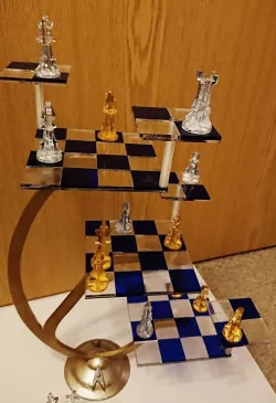 Three-dimensional chess (Laser cut)