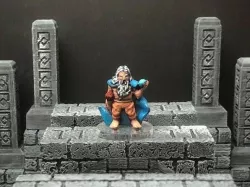 Thyrik, Hill Dwarf Sorcerer ((28mm/32mm scale)