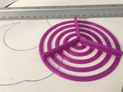 trace cercle 1 a 10cm (circle stencil 10mm to 100mm)
