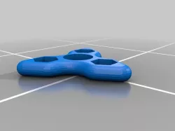 Triangular fidget spinner