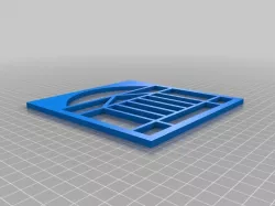 UVA Rotunda Stencil
