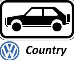 VW Golf Country/Syncro handbrake lever leather sack fixing frame
