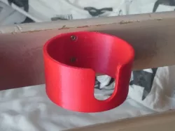 Wall mounted cup holder