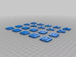 Zelda Breath of the Wild Language Symbols (4 of them)