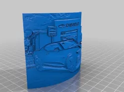 2018 Chevrolet Camaro SS RWD lithophane