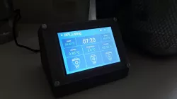 3,5'' home automation console with Raspberry Pi Zero WH
