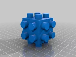 3D Lego Duplo Cubes - Build all Sides