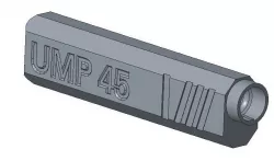 Airsoft G&G UMP (UMG)  Silencer