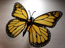 Articulated Monarch Butterfly (Papillon Monarque articulé)
