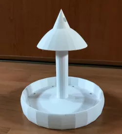 Bird feeder for breadstuff