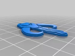 Bounty hunter symbol keychain (star wars)