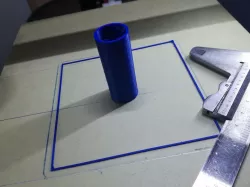 Calibration (XYZ) Rectangle and Tube (100*100+50mm)